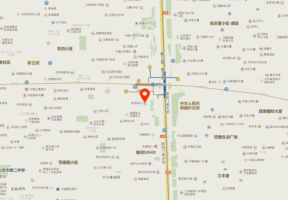 凯恒中心位置地图